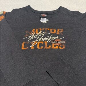 Harley Davidson women’s XL long sleeve.  Dubuque, Iowa.